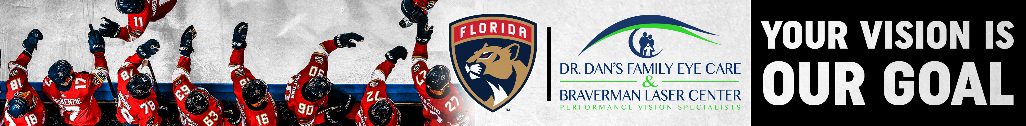 Official Eyecare provider of the Florida Panthers